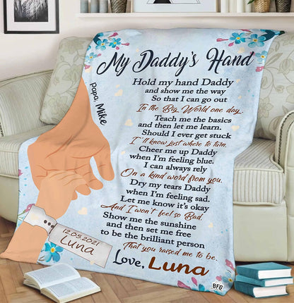 Customized Father's Blanket: Embrace the Legend with Personalized Name, Perfect for Birthday, Father's Day, Thanksgiving - Luxuriously Soft, Warm, and Cozy Throw