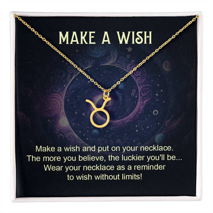 18K Gold Plated Zodiac Sign Necklace For Women, Wear Your Zodiac Sign and Claim Your Luck, Birthday Gift For Her, Premium Quality Material