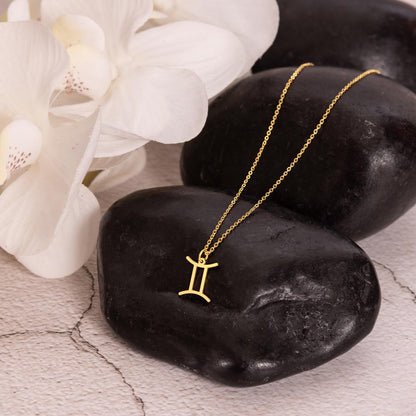 18K Gold Plated Zodiac Sign Necklace For Women, Wear Your Zodiac Sign and Claim Your Luck, Birthday Gift For Her, Premium Quality Material