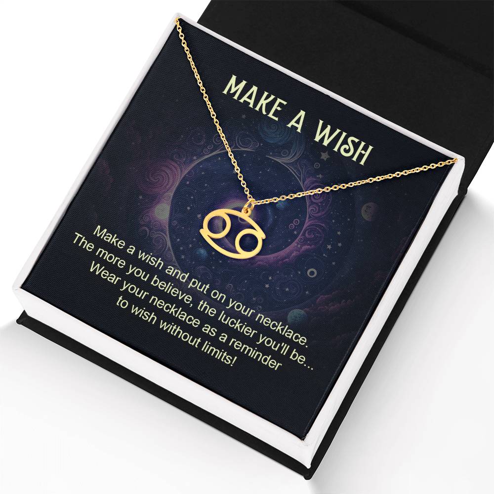 18K Gold Plated Zodiac Sign Necklace For Women, Wear Your Zodiac Sign and Claim Your Luck, Birthday Gift For Her, Premium Quality Material