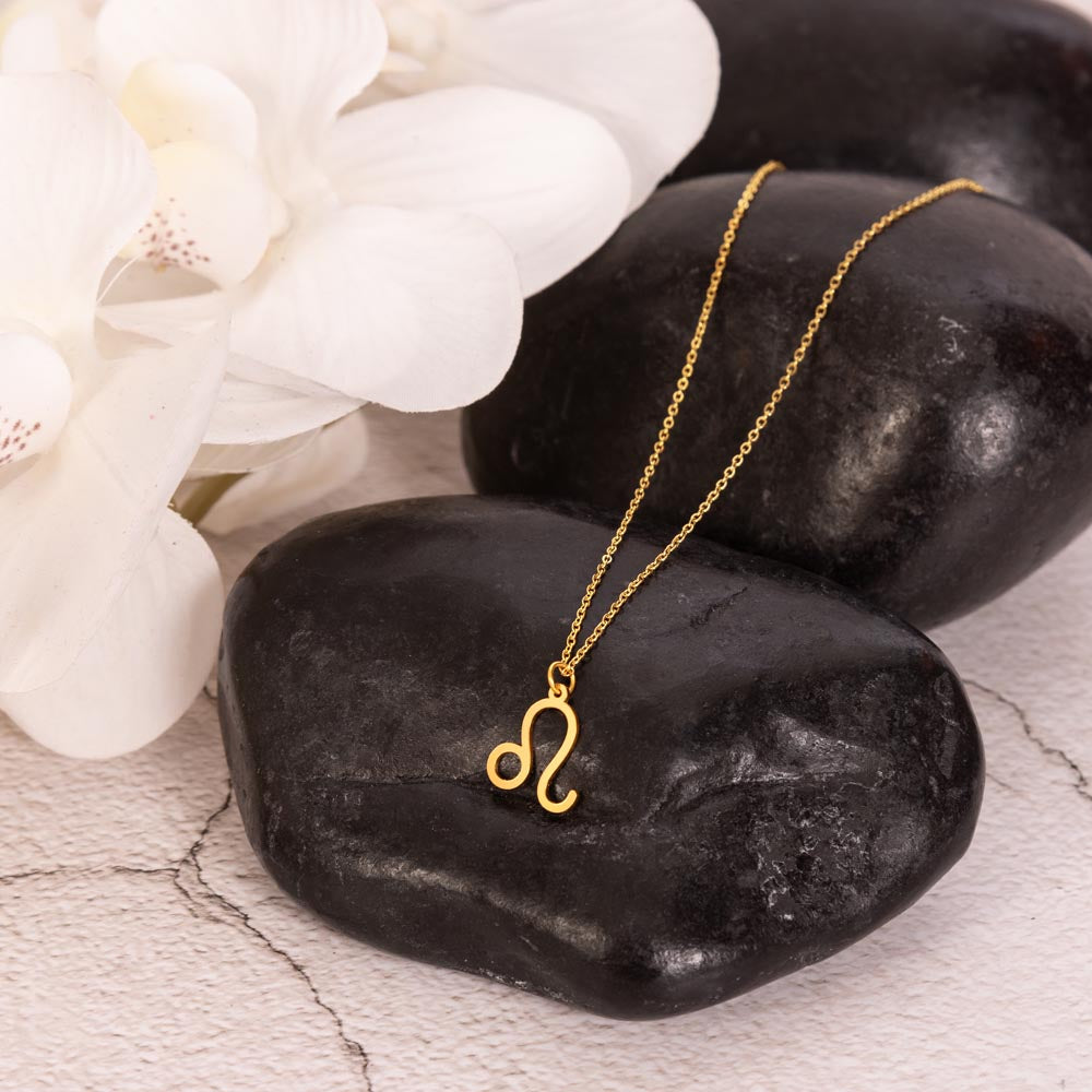 18K Gold Plated Zodiac Sign Necklace For Women, Wear Your Zodiac Sign and Claim Your Luck, Birthday Gift For Her, Premium Quality Material