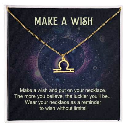 18K Gold Plated Zodiac Sign Necklace For Women, Wear Your Zodiac Sign and Claim Your Luck, Birthday Gift For Her, Premium Quality Material