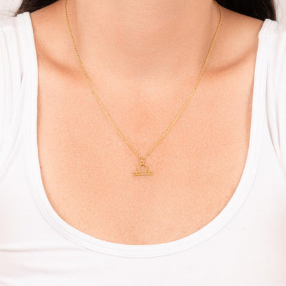 18K Gold Plated Zodiac Sign Necklace For Women, Wear Your Zodiac Sign and Claim Your Luck, Birthday Gift For Her, Premium Quality Material