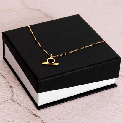 18K Gold Plated Zodiac Sign Necklace For Women, Wear Your Zodiac Sign and Claim Your Luck, Birthday Gift For Her, Premium Quality Material