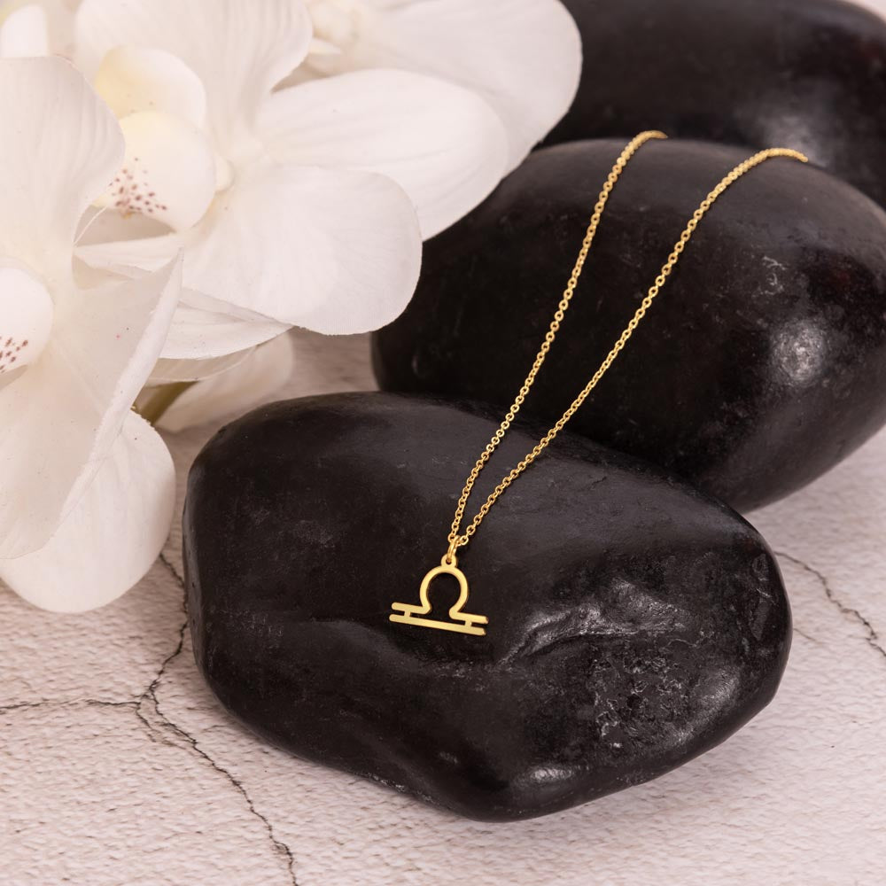 18K Gold Plated Zodiac Sign Necklace For Women, Wear Your Zodiac Sign and Claim Your Luck, Birthday Gift For Her, Premium Quality Material