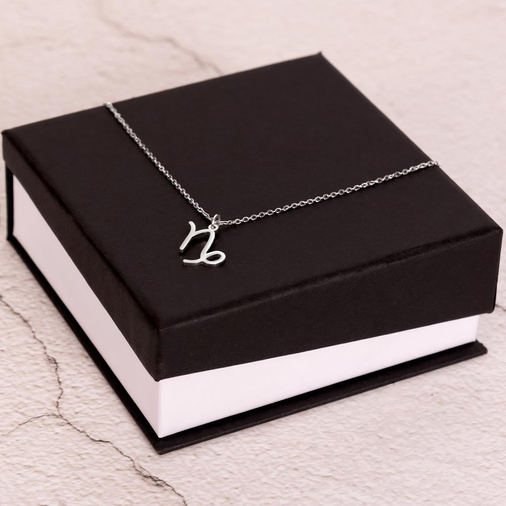 18K Gold Plated Zodiac Sign Necklace For Women, Wear Your Zodiac Sign and Claim Your Luck, Birthday Gift For Her, Premium Quality Material