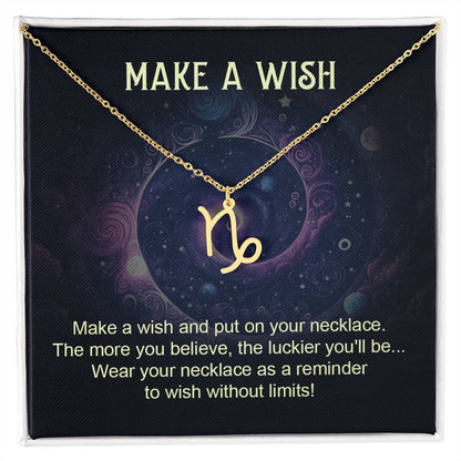 18K Gold Plated Zodiac Sign Necklace For Women, Wear Your Zodiac Sign and Claim Your Luck, Birthday Gift For Her, Premium Quality Material