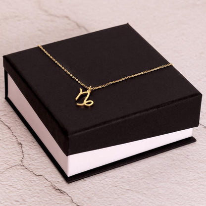 18K Gold Plated Zodiac Sign Necklace For Women, Wear Your Zodiac Sign and Claim Your Luck, Birthday Gift For Her, Premium Quality Material