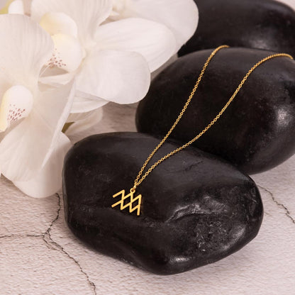 18K Gold Plated Zodiac Sign Necklace For Women, Wear Your Zodiac Sign and Claim Your Luck, Birthday Gift For Her, Premium Quality Material