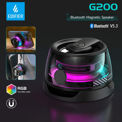 New G200 Bluetooth Wireless Speaker Magnetic Small High Sound Computer Portable Speakers Subwoofer For Home Desktop Gifts