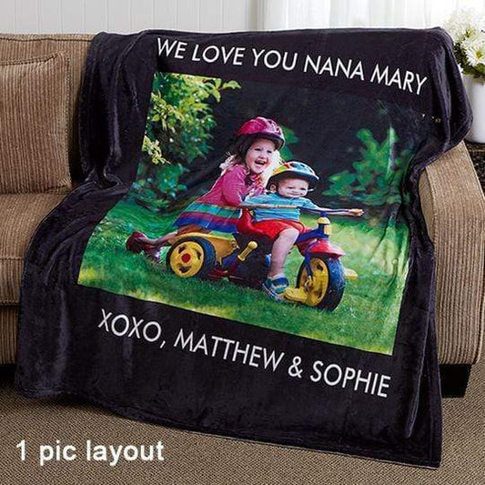 Personalized Blanket With Your Photo & Text For Your Special one