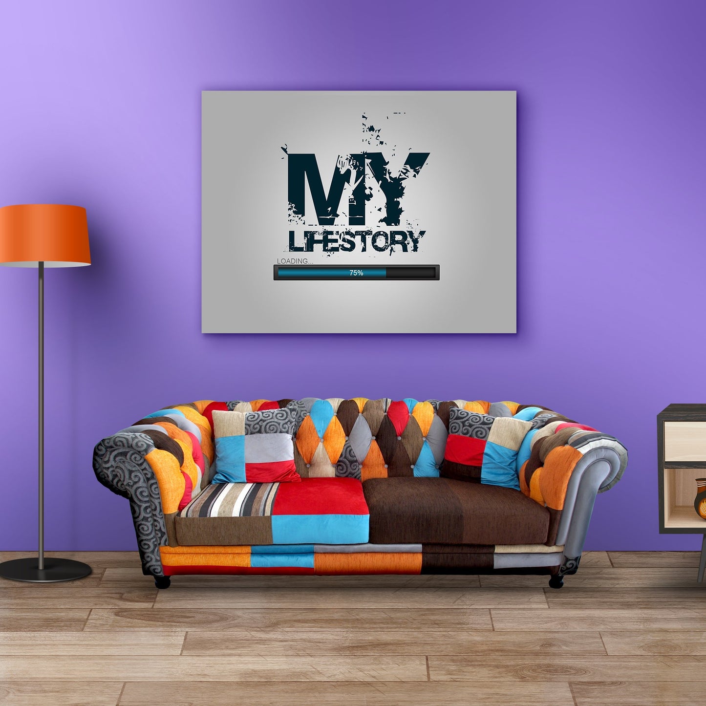 "My Life Story" Creative Wall Art