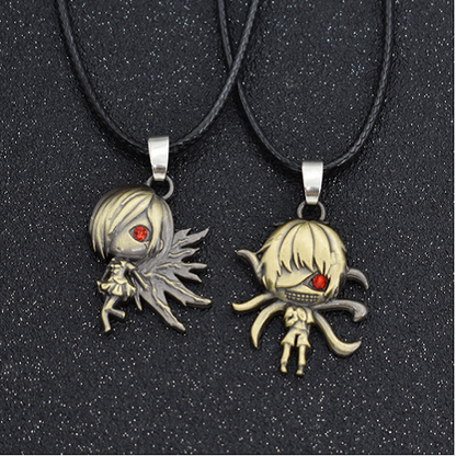 Fashionable Anime Necklace Long Rope  Couple Necklace