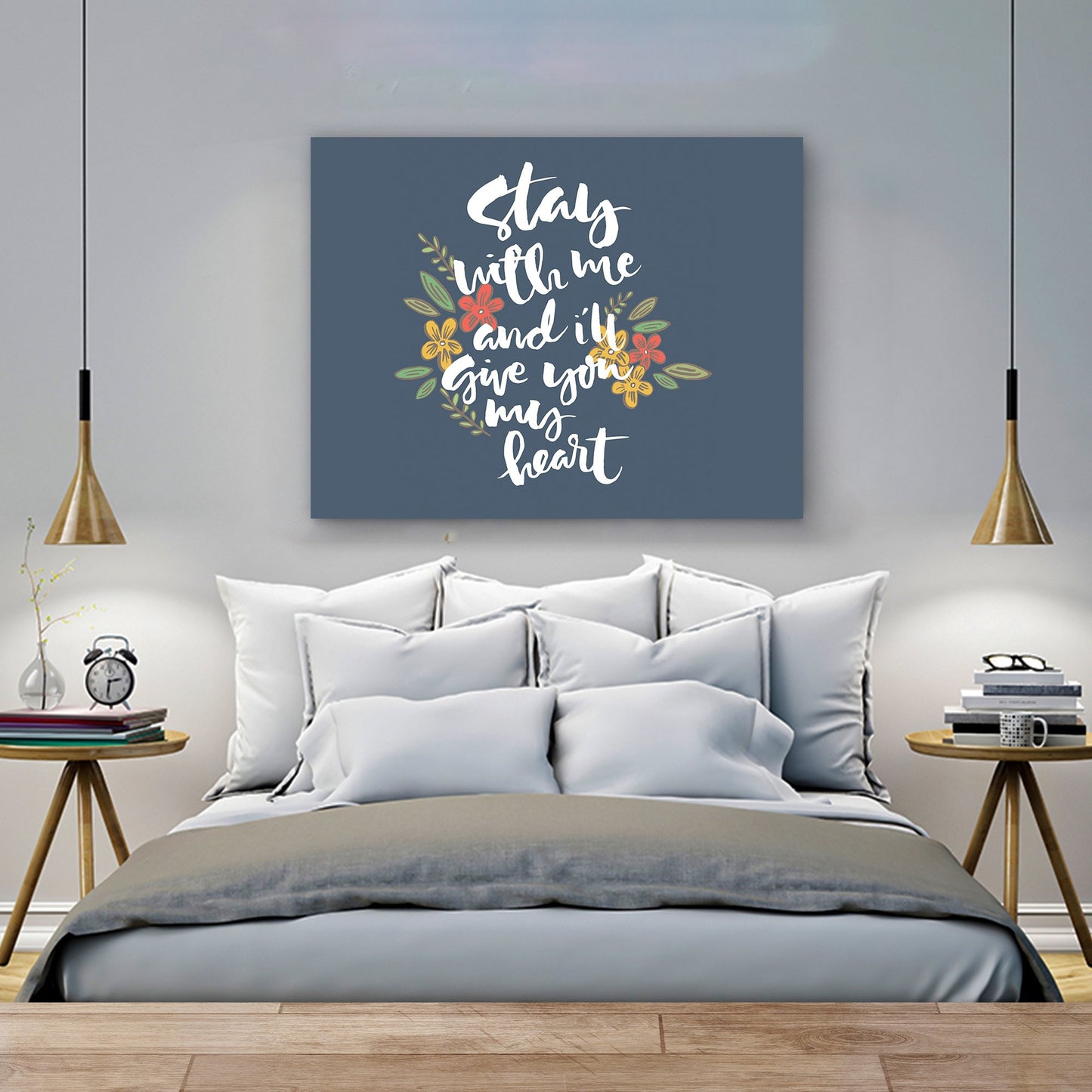 "Stay With Me" Wall Canvas