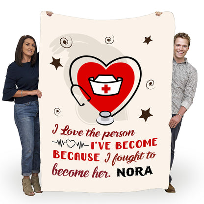 Customized Blanket For A Nurse