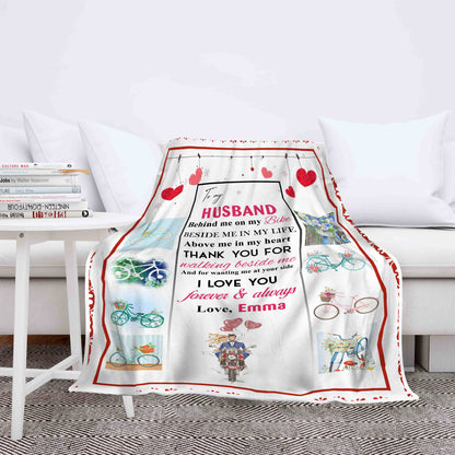 "I Love You Forever & Always" Customized Blanket For Husband