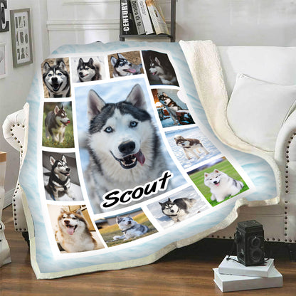 Photo Collage Blanket For Dogs