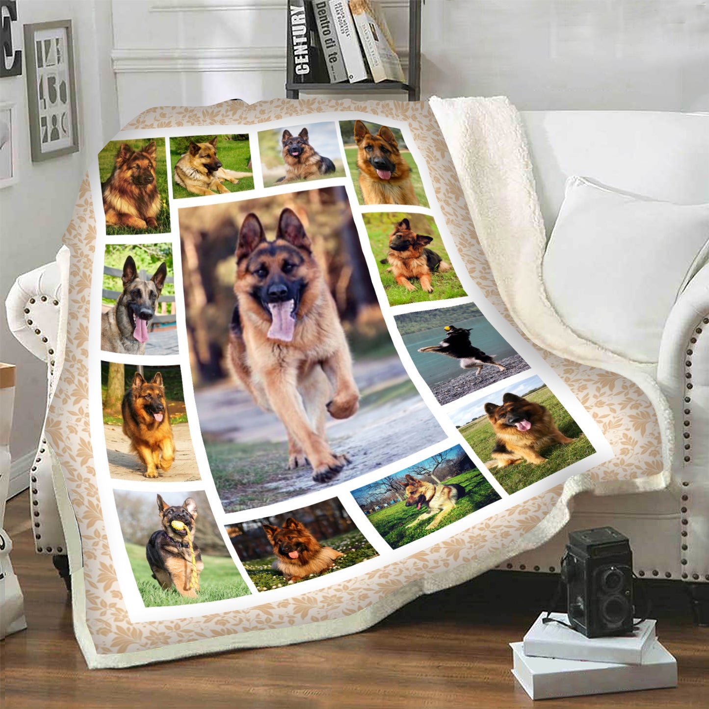 Picture Fleece Blanket For Dogs