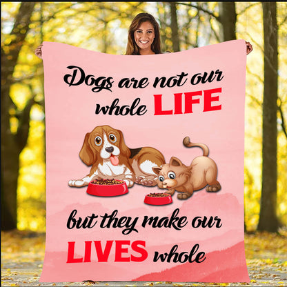 Fleece Blanket For Dog Lovers