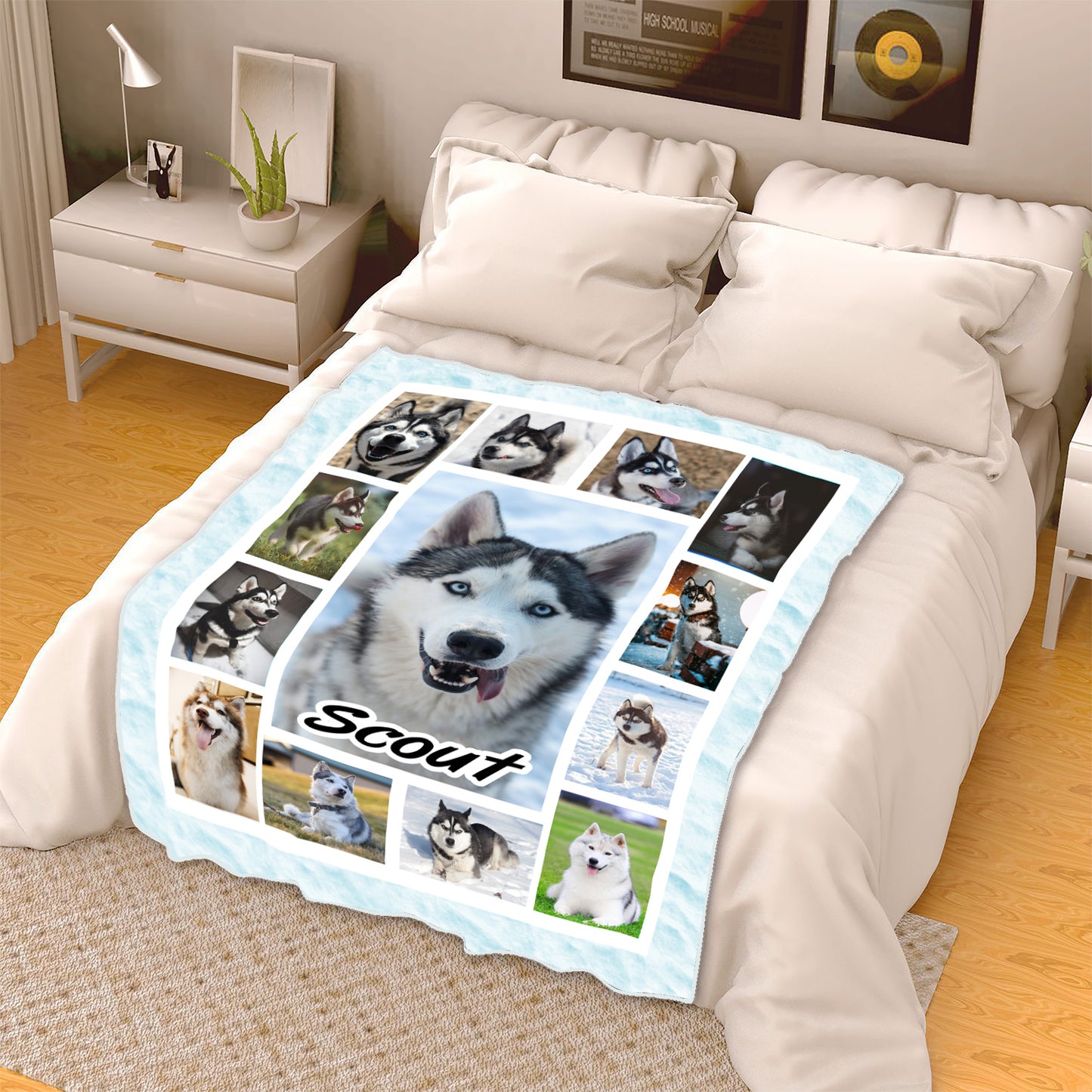 Photo Collage Blanket For Dogs