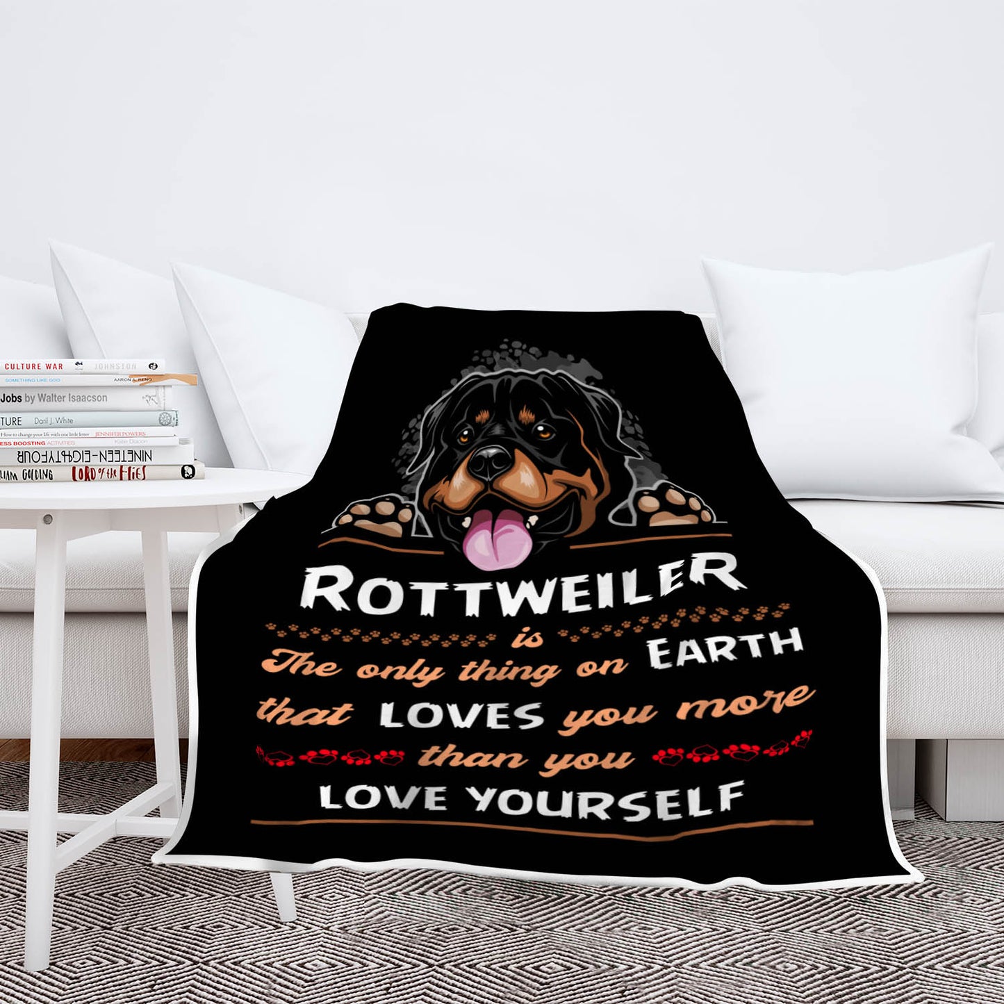 Fleece Blanket For Rottweiler Lovers