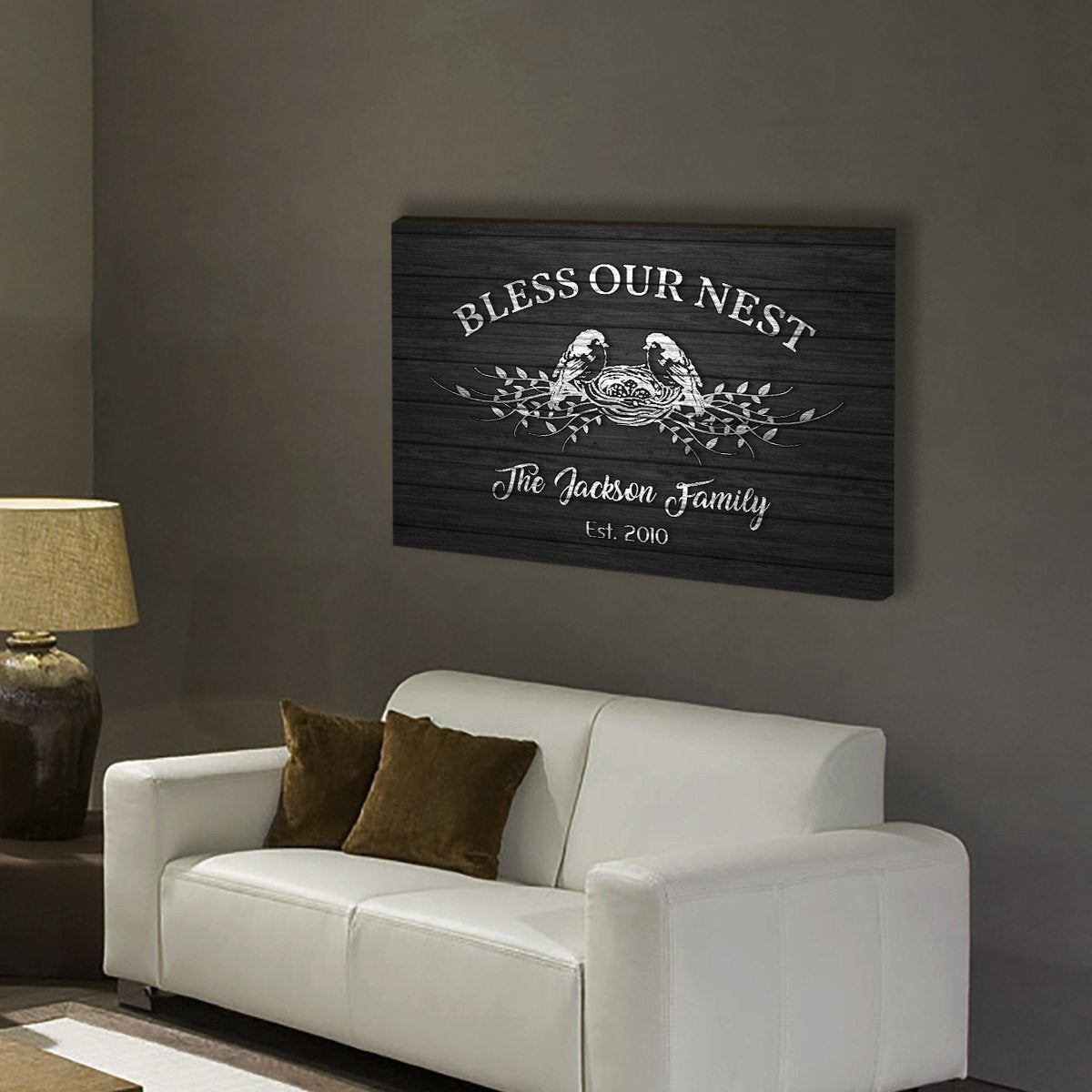 "Bless Our Nest" Family Wall Decor