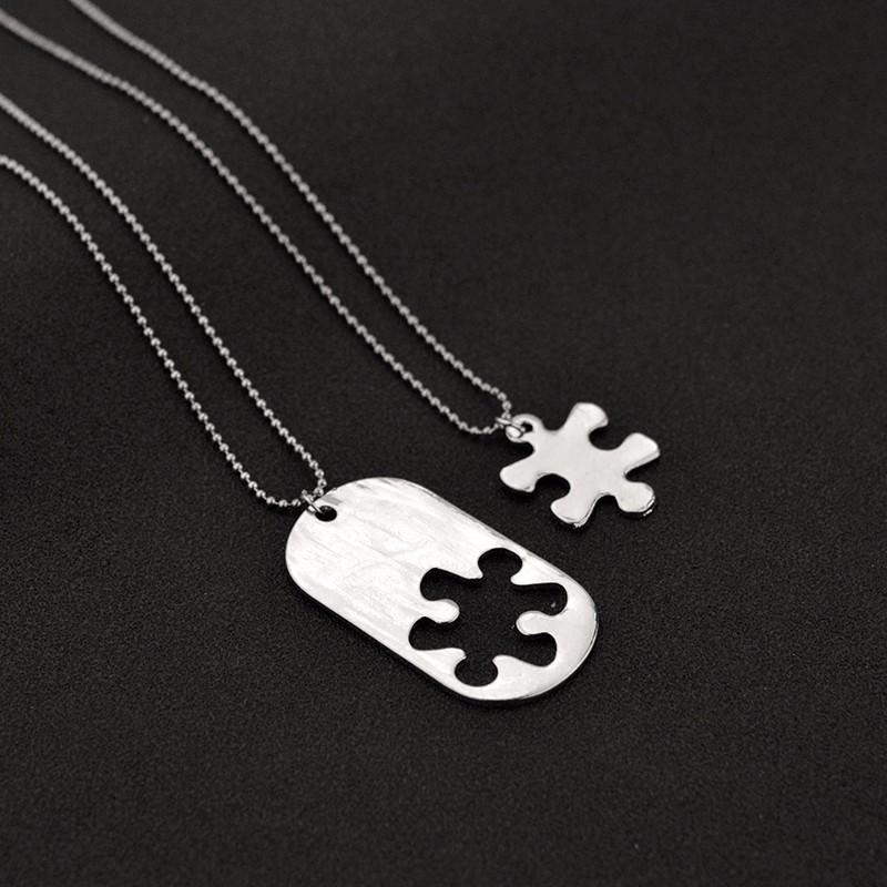 THE LOVE BETWEEN US WILL BE FOREVER AND EVER Lovers Necklace