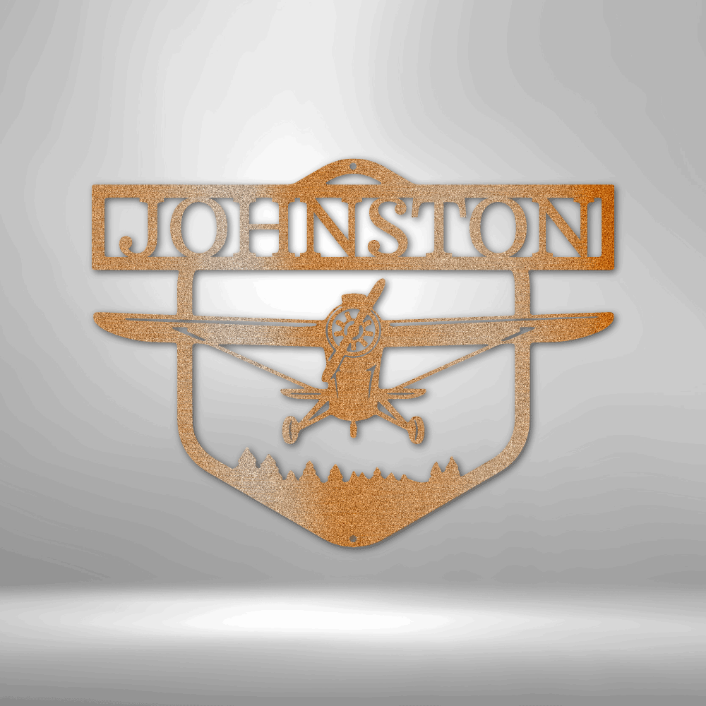 Flying High Monogram - Steel Sign