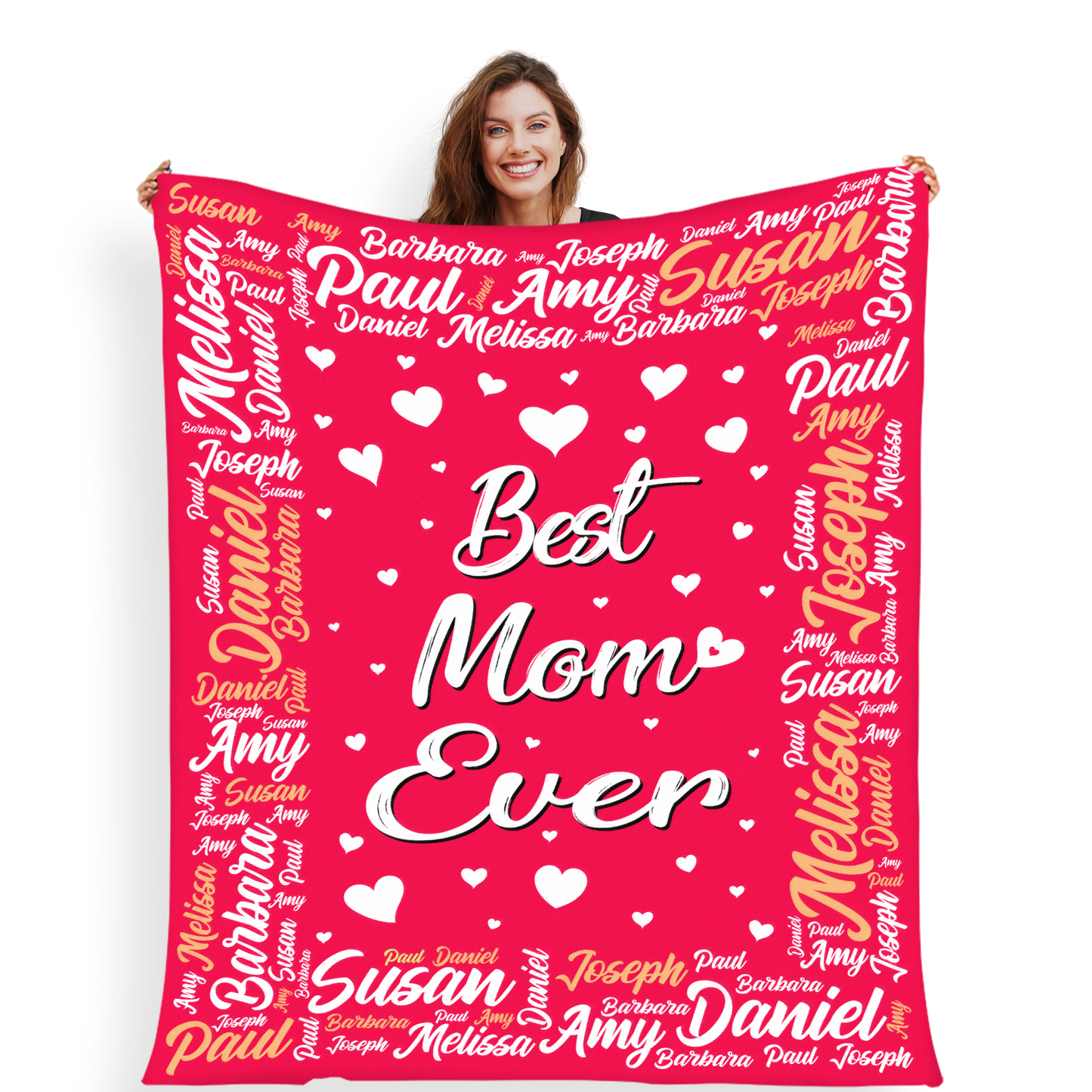 Best Mom Ever Customized Blanket