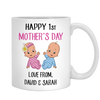 Custom Ceramic Coffee Mug For Mom With Names