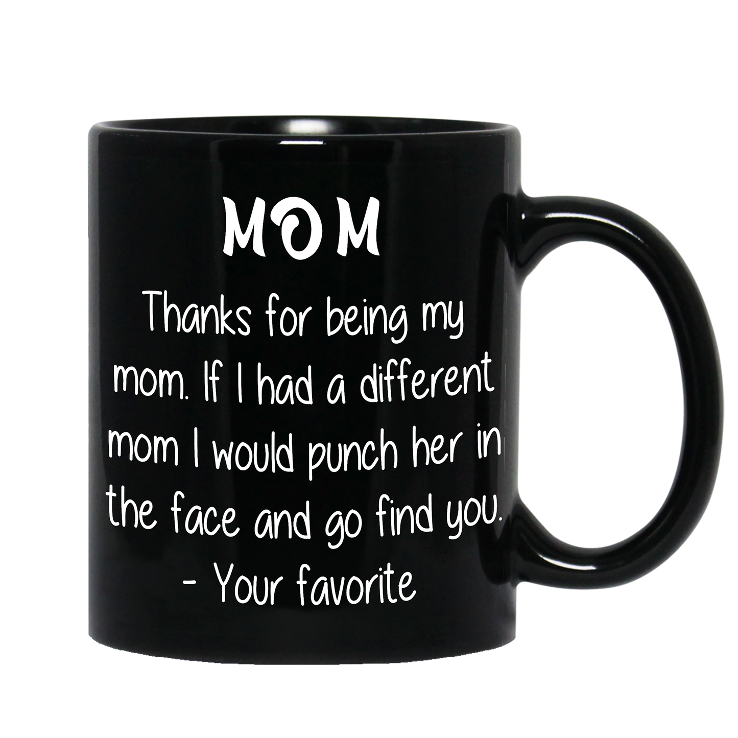 Thanks For Being My Mom Non Custom Coffee Mug