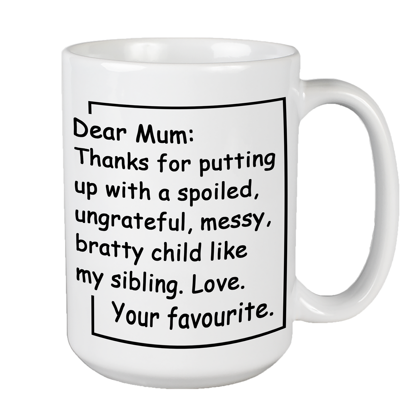 Thanks For Putting Up Non Custom Mug For Mom