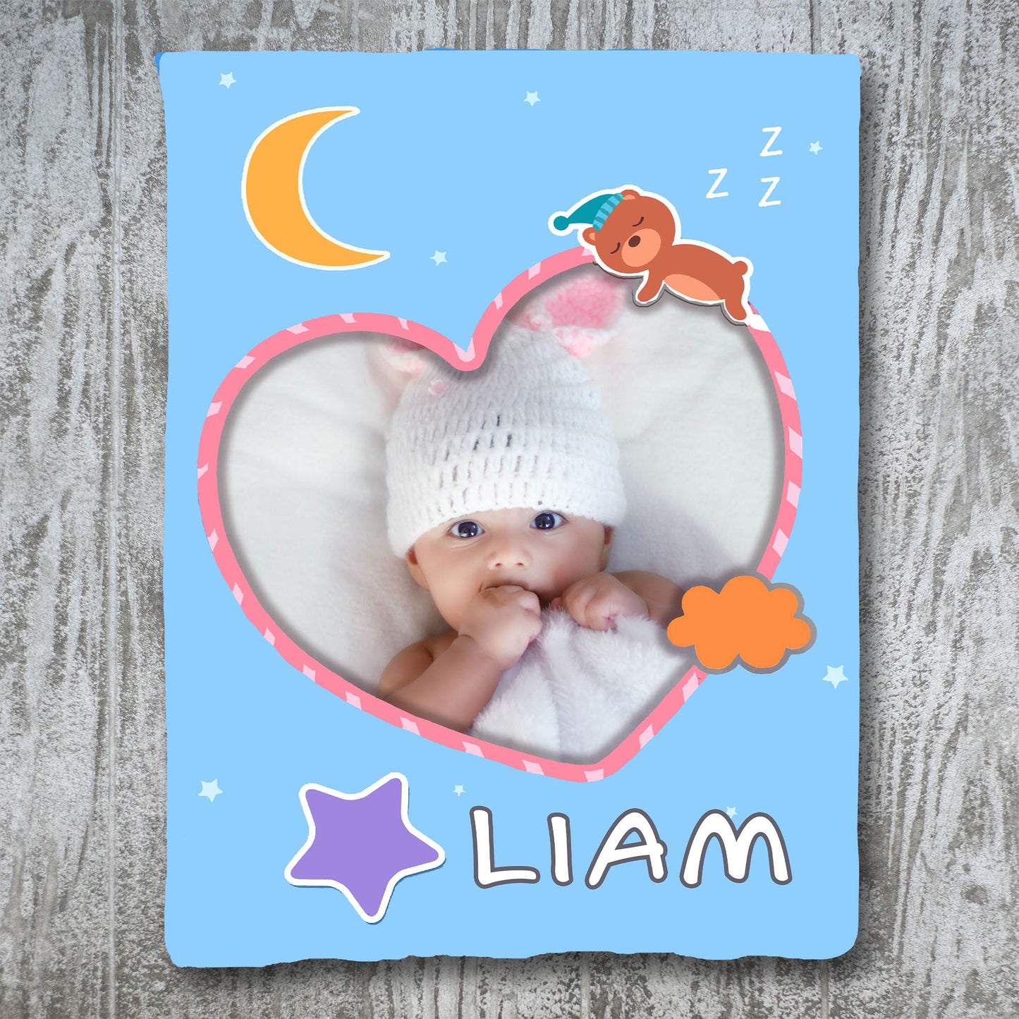 Baby Name Customized Blanket For Kids