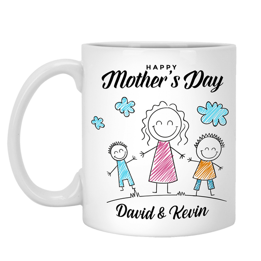 Happy Mother's Day Personalized Coffee Mug