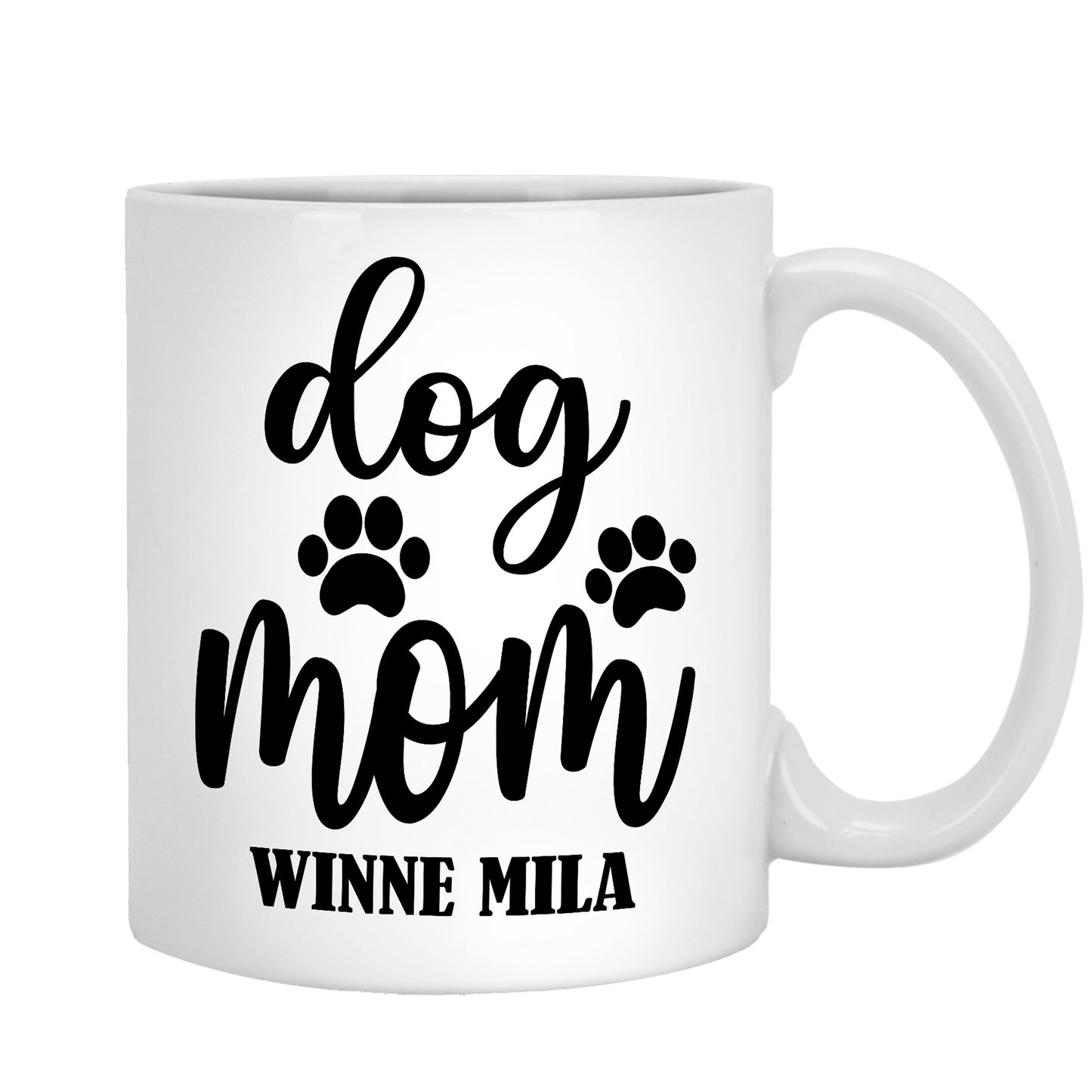 Customized Dog Mom Ceramic Coffee Mug