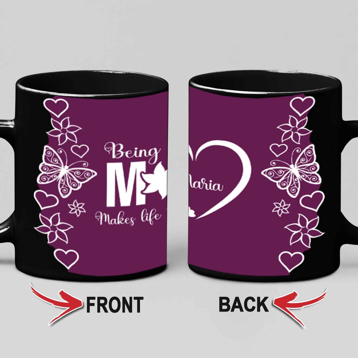 Being A Mom Makes Life Complete Custom Mug