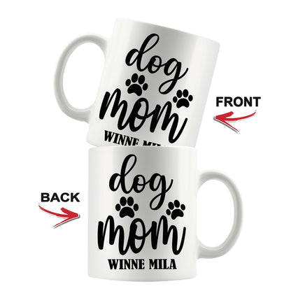 Customized Dog Mom Ceramic Coffee Mug