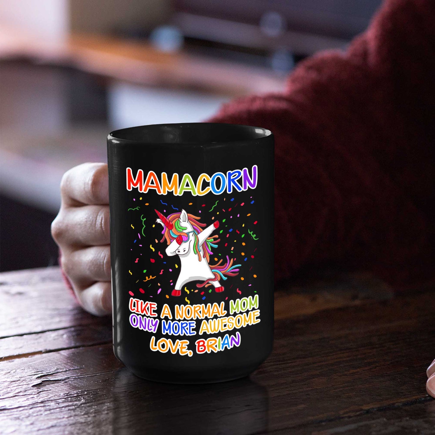 Mamacorn Customized Ceramic Mug For Mom