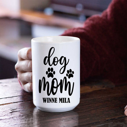 Customized Dog Mom Ceramic Coffee Mug