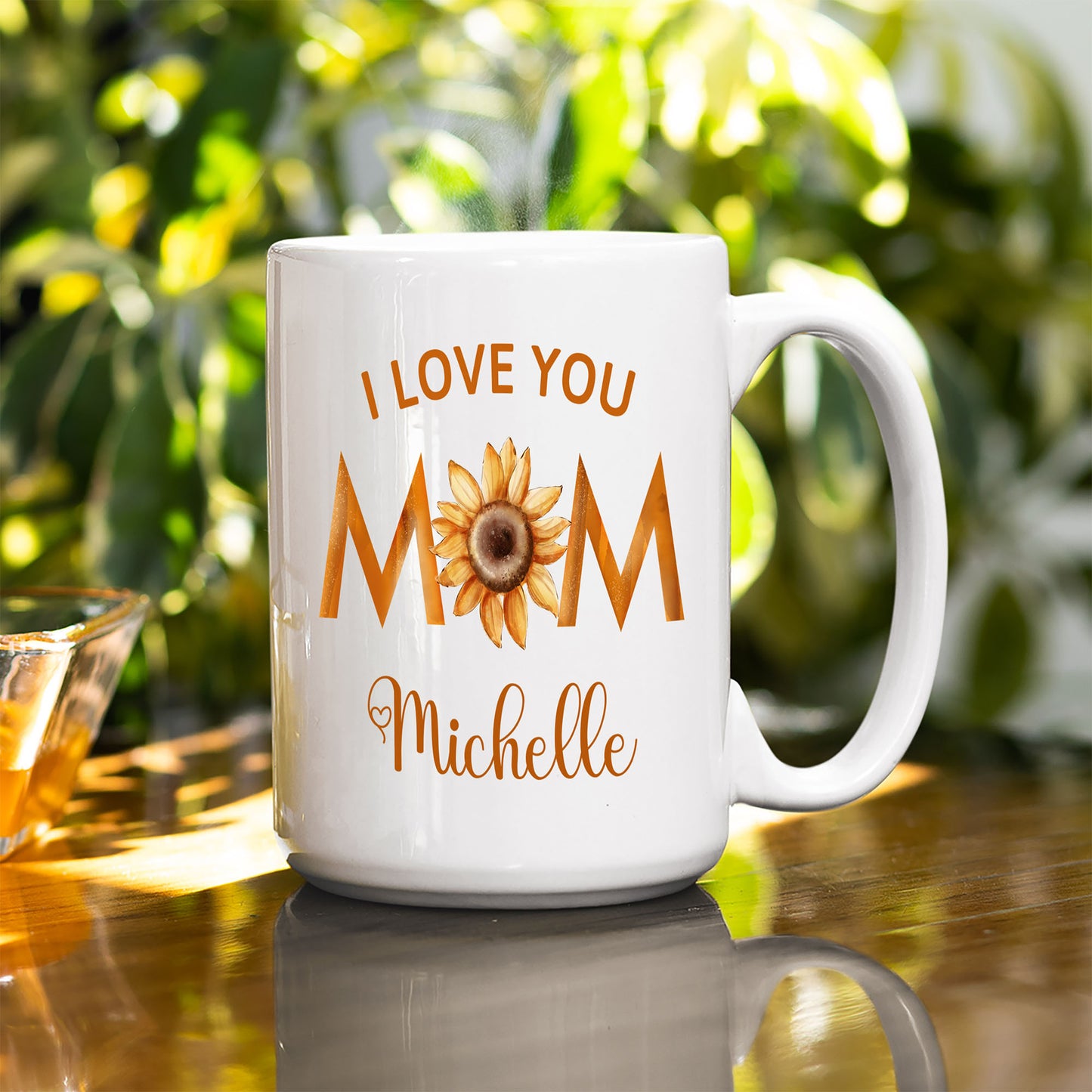 I Love You Mom White Custom Coffee Mug