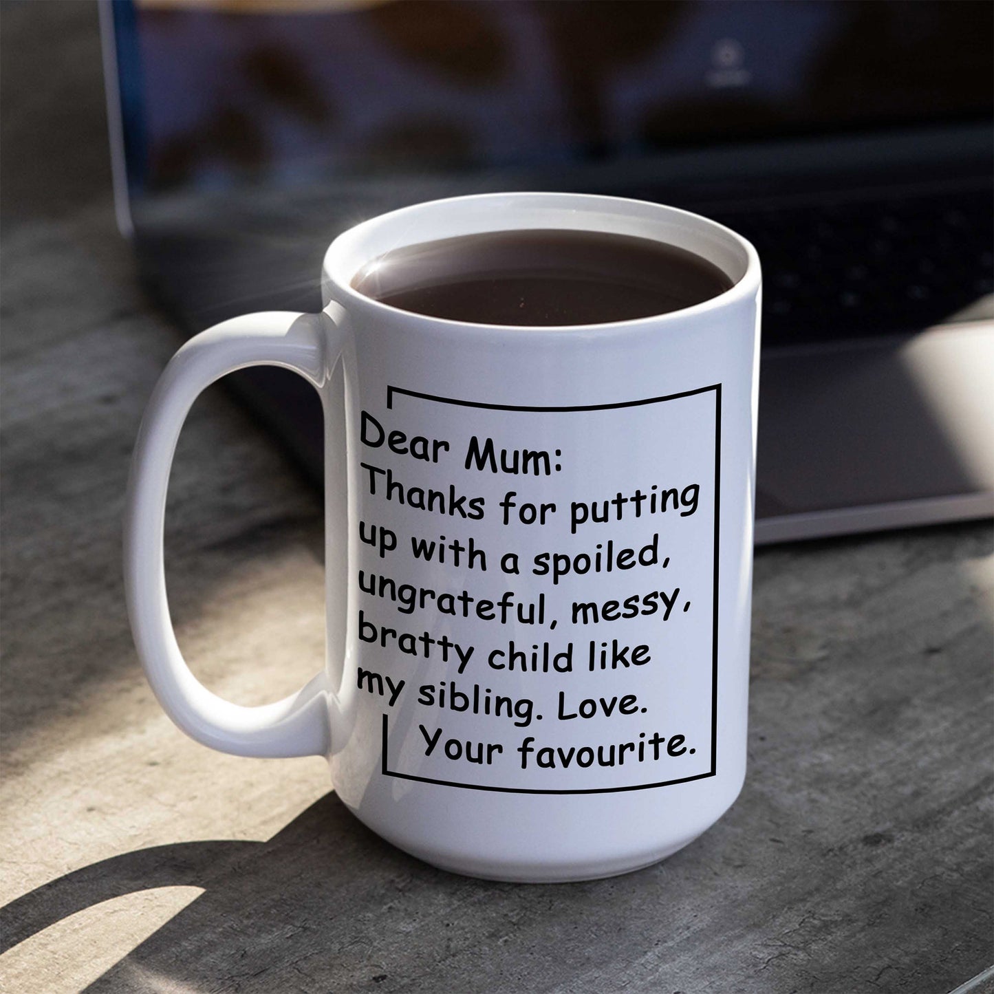 Thanks For Putting Up Non Custom Mug For Mom