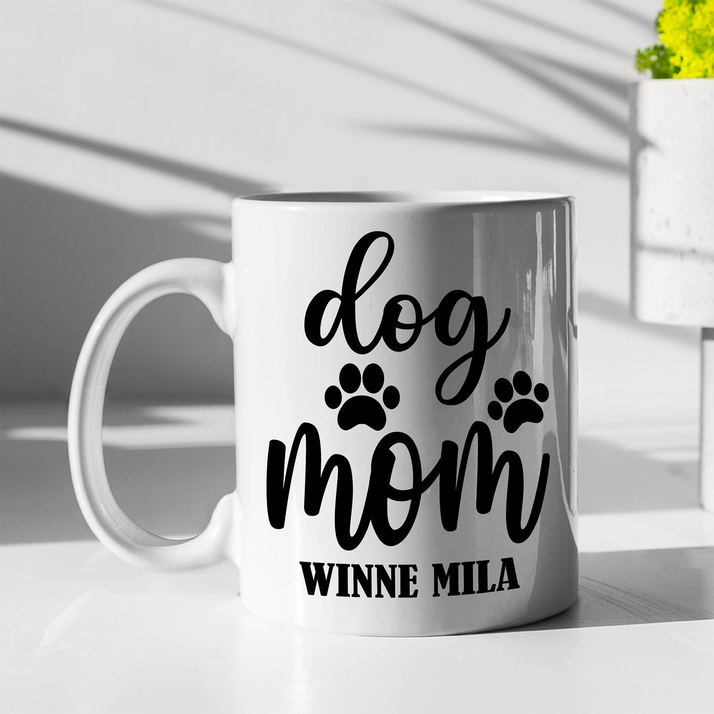 Customized Dog Mom Ceramic Coffee Mug