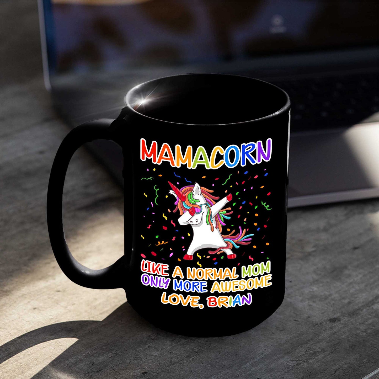 Mamacorn Customized Ceramic Mug For Mom