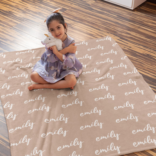 Personalized Custom Kids Blanket