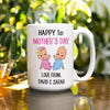 Custom Ceramic Coffee Mug For Mom With Names