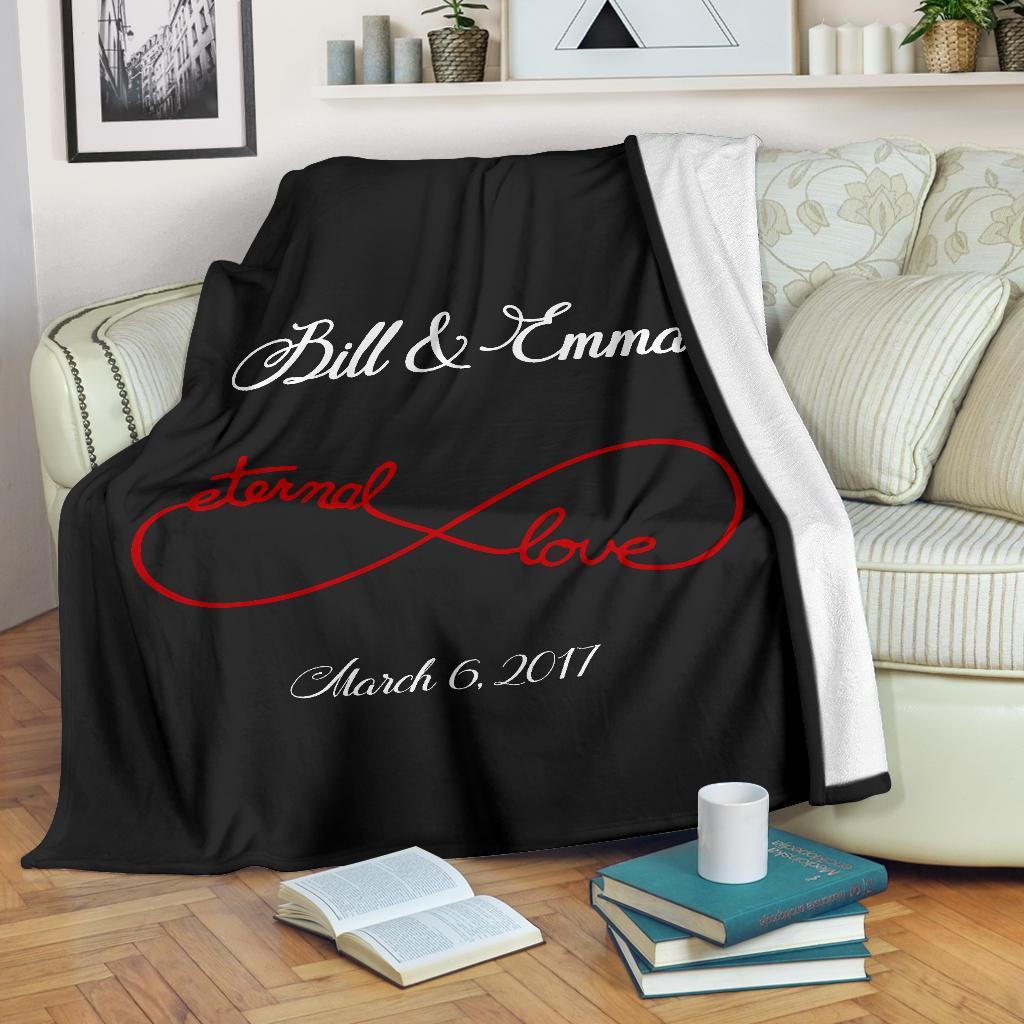 Eternal Love Couples Blanket