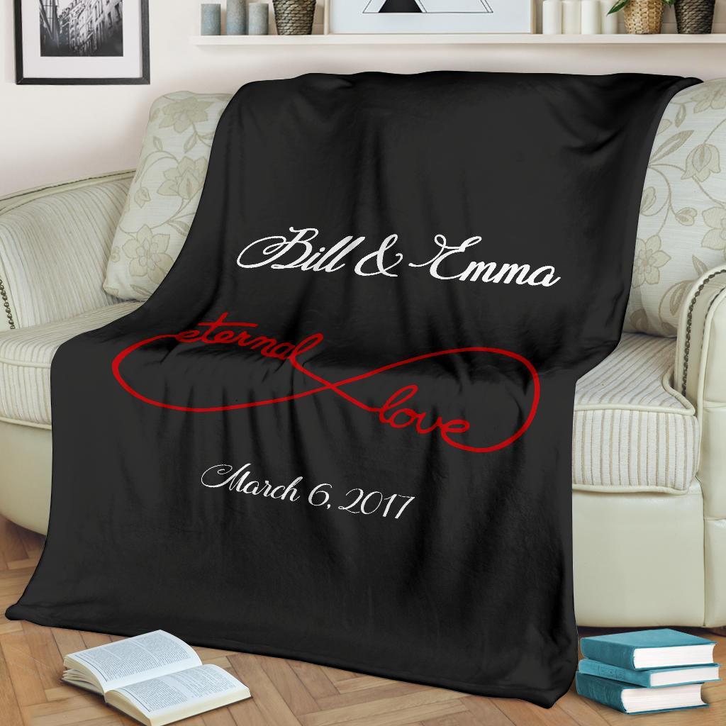 Eternal Love Couples Blanket